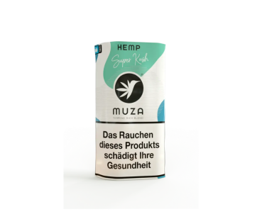MUZA Hemp Super Kush 10 g nikotin- und tabakfreier Tabakersatz mit würzig-erdigem Kush-Aroma Emma Trade